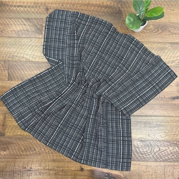 VINCE Interlace 100% Silk V-Neck Poncho Dress oversized women’s xxs - Picture 4 of 8